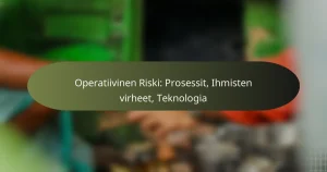 Operatiivinen Riski: Prosessit, Ihmisten virheet, Teknologia