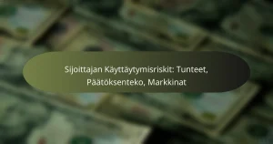 Sijoittajan Käyttäytymisriskit: Tunteet, Päätöksenteko, Markkinat