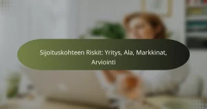 Sijoituskohteen Riskit: Yritys, Ala, Markkinat, Arviointi